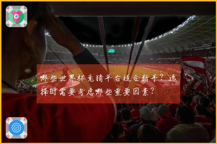 哪些世界杯竞猜平台适合新手？选择时需要考虑哪些重要因素？
