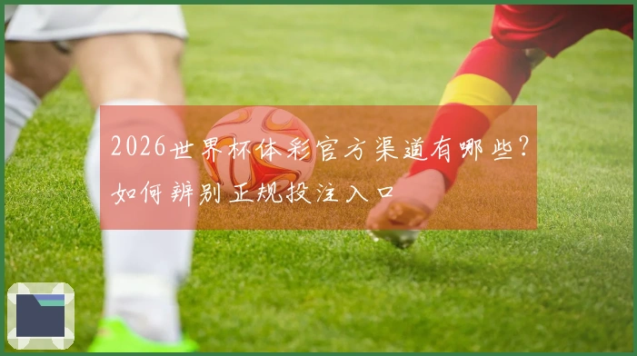 2026世界杯体彩官方渠道有哪些？如何辨别正规投注入口