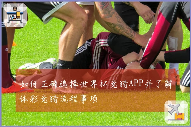 如何正确选择世界杯竞猜APP并了解体彩竞猜流程事项